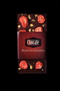 Tabulková čokoláda, 250gr. - Jahody, karamel a sůl